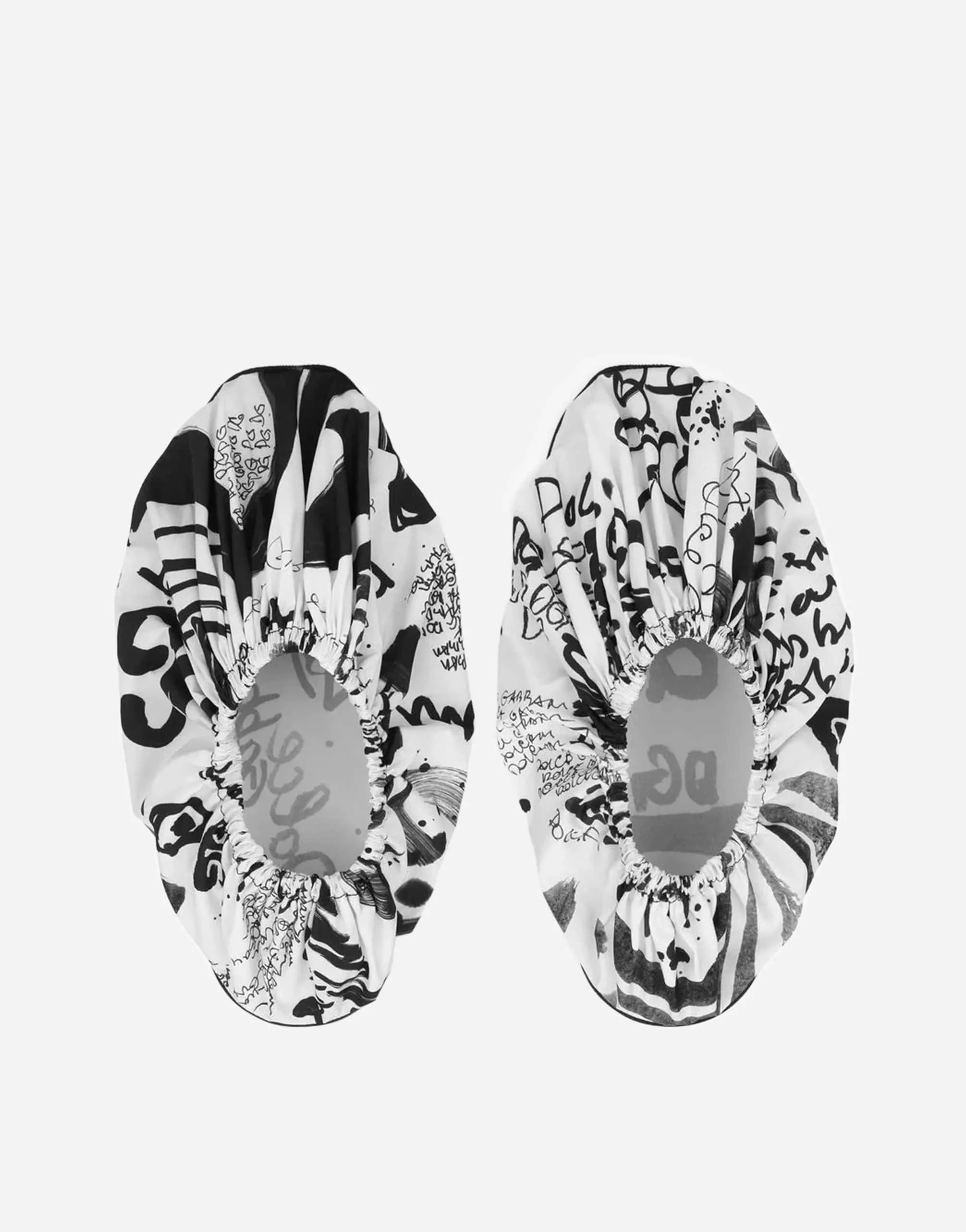 Abstract-Print Slip-On Shoes