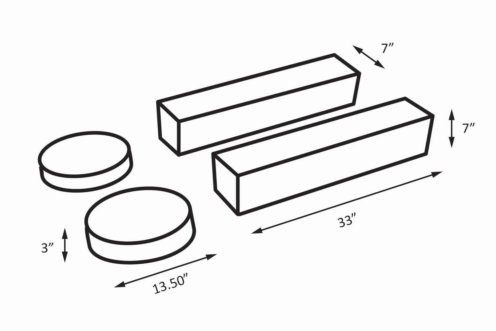 Add-Ons for Kiddie Couch Modular Couch