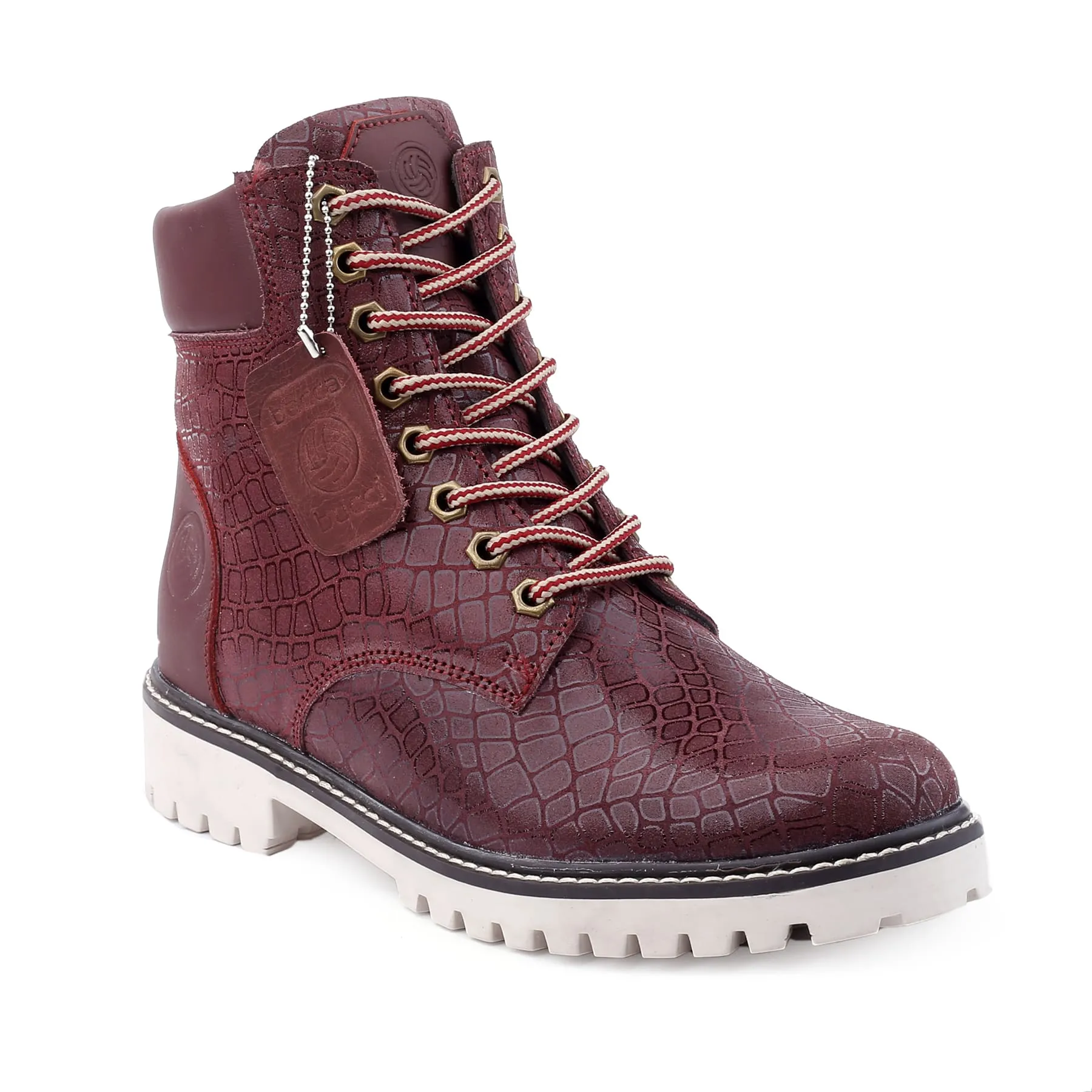 Bacca Bucci WOMEN Genuine-Leather High-Ankle Chukka Boots | Model Name: VIENNA