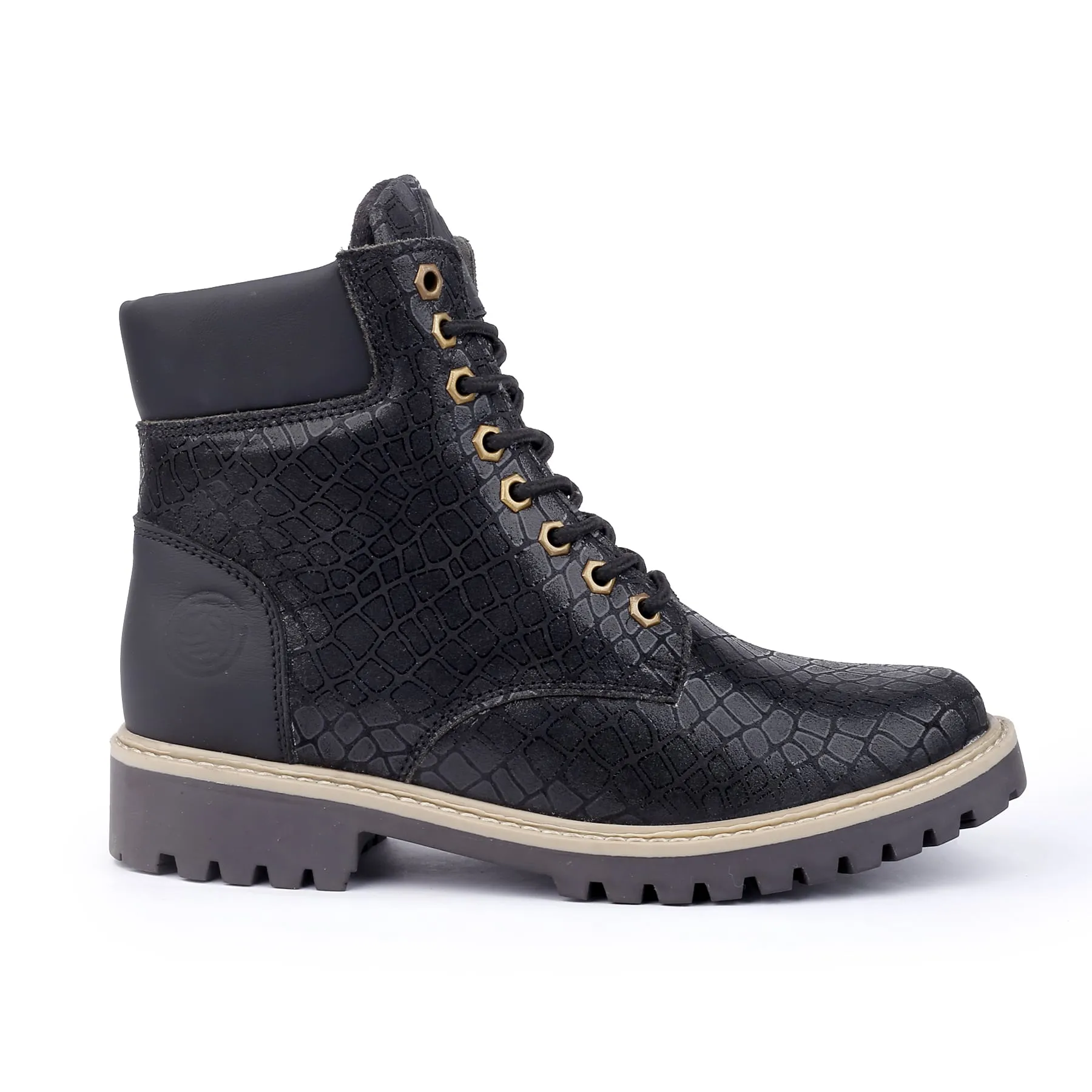 Bacca Bucci WOMEN Genuine-Leather High-Ankle Chukka Boots | Model Name: VIENNA