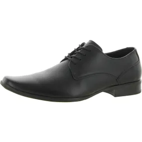 Calvin Klein Brodie 2 Men's Leather Lace-Up Plain Toe Oxfords