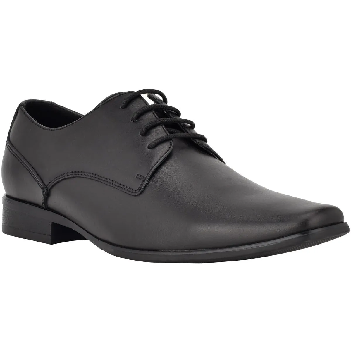 Calvin Klein Brodie 2 Men's Leather Lace-Up Plain Toe Oxfords