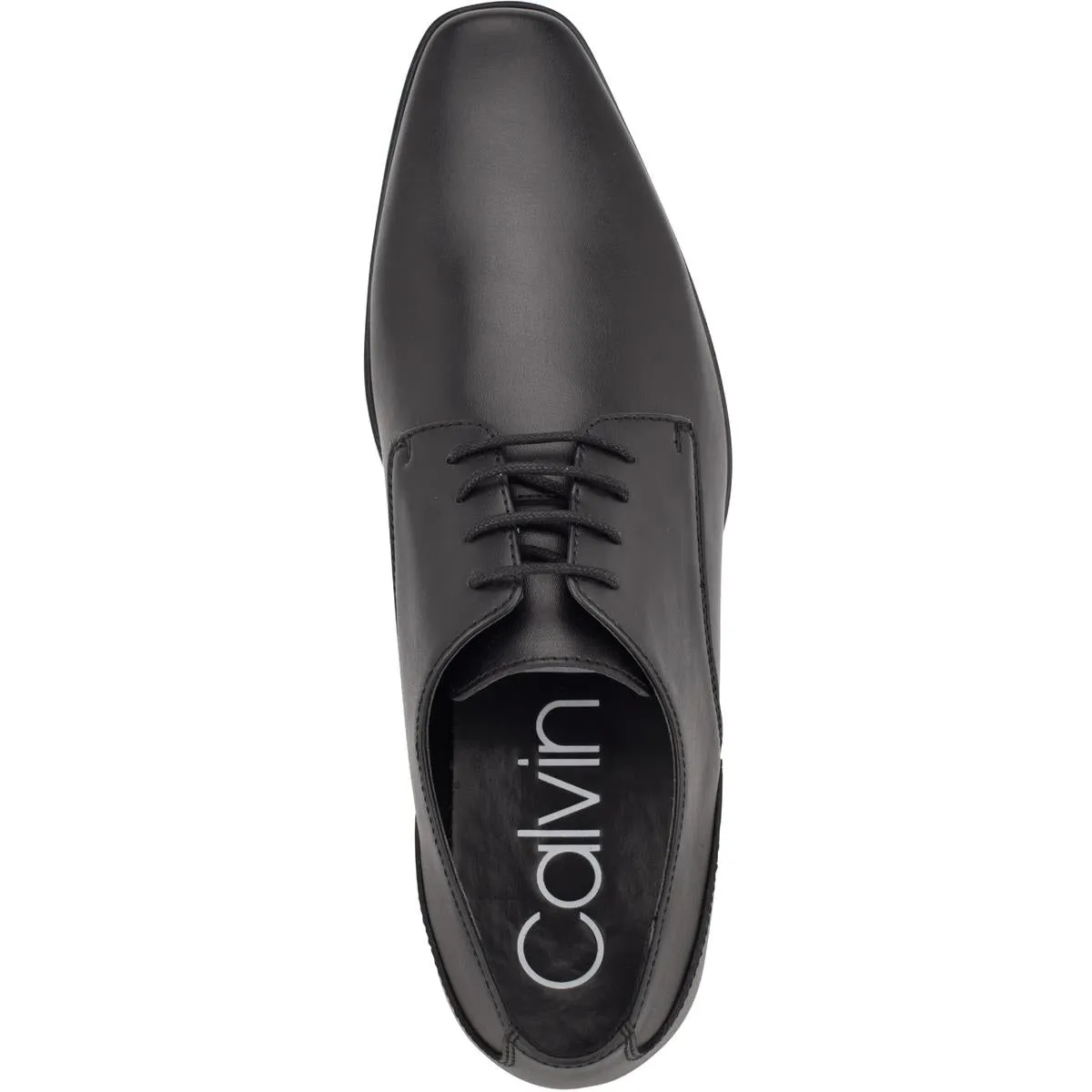 Calvin Klein Brodie 2 Men's Leather Lace-Up Plain Toe Oxfords