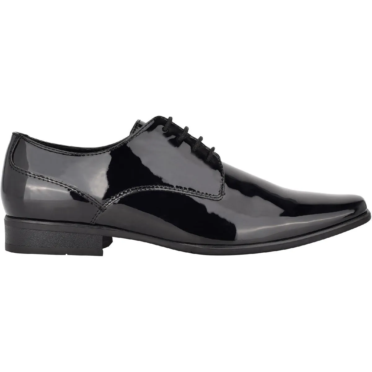 Calvin Klein Brodie Men's Leather Lace-Up Plain Toe Oxfords