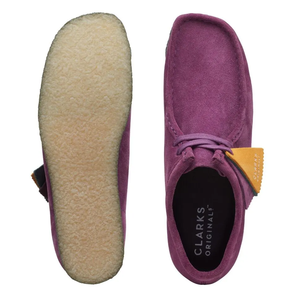 Clarks Originals Wallabee Low Men's Purple and Green Suede 26168860