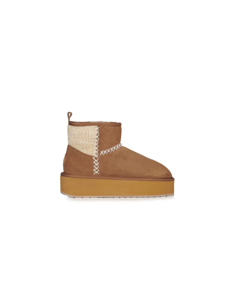 EMU WOMEN STINGER KNIT FLATFORM BOOTS