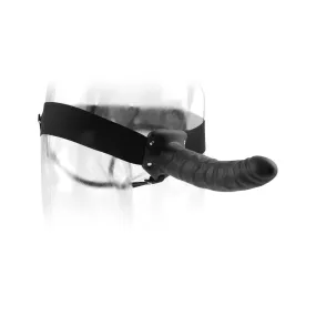 Fetish Fantasy Series 8" Hollow Strap-on - Black