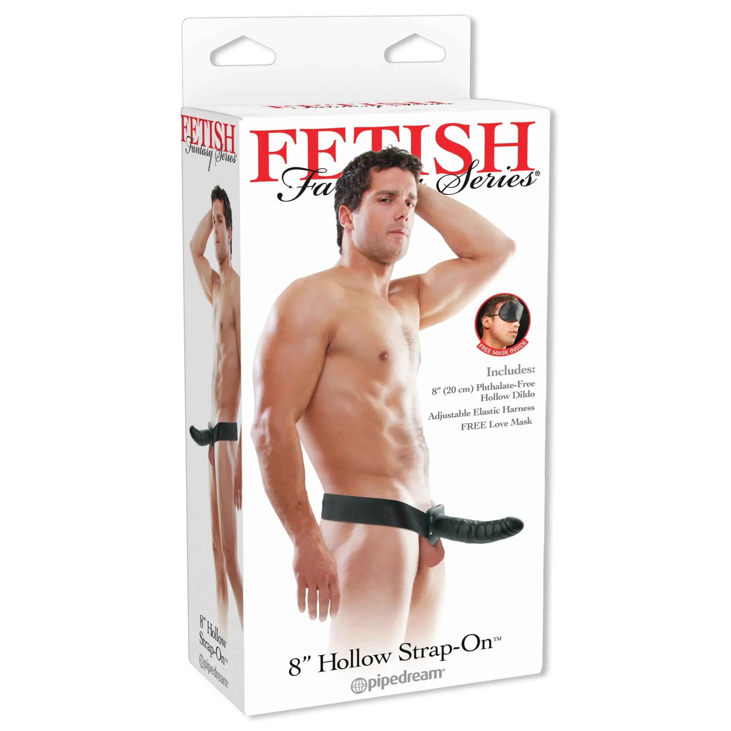 Fetish Fantasy Series 8" Hollow Strap-on - Black