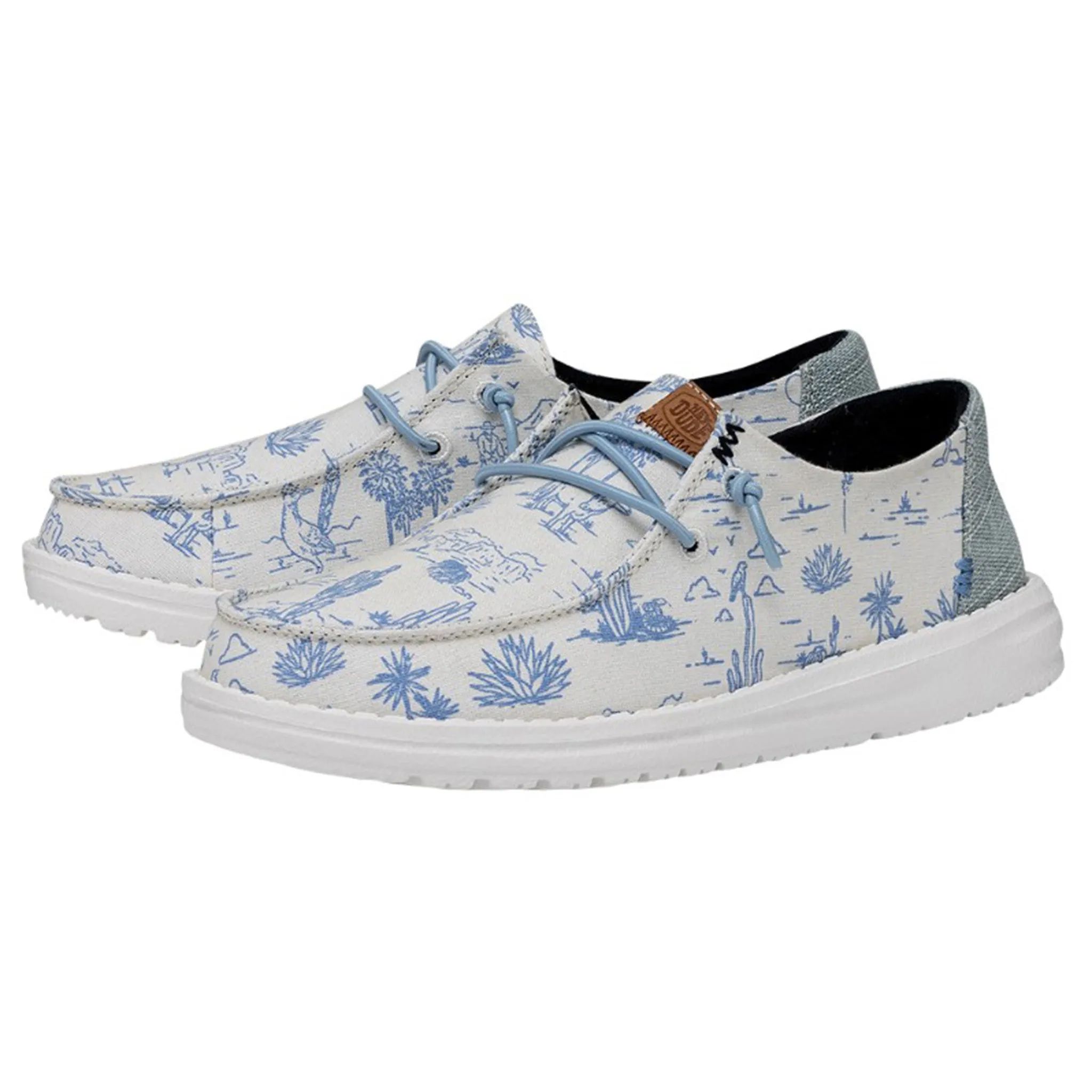 Hey Dude Wendy Desert Cream/Blue