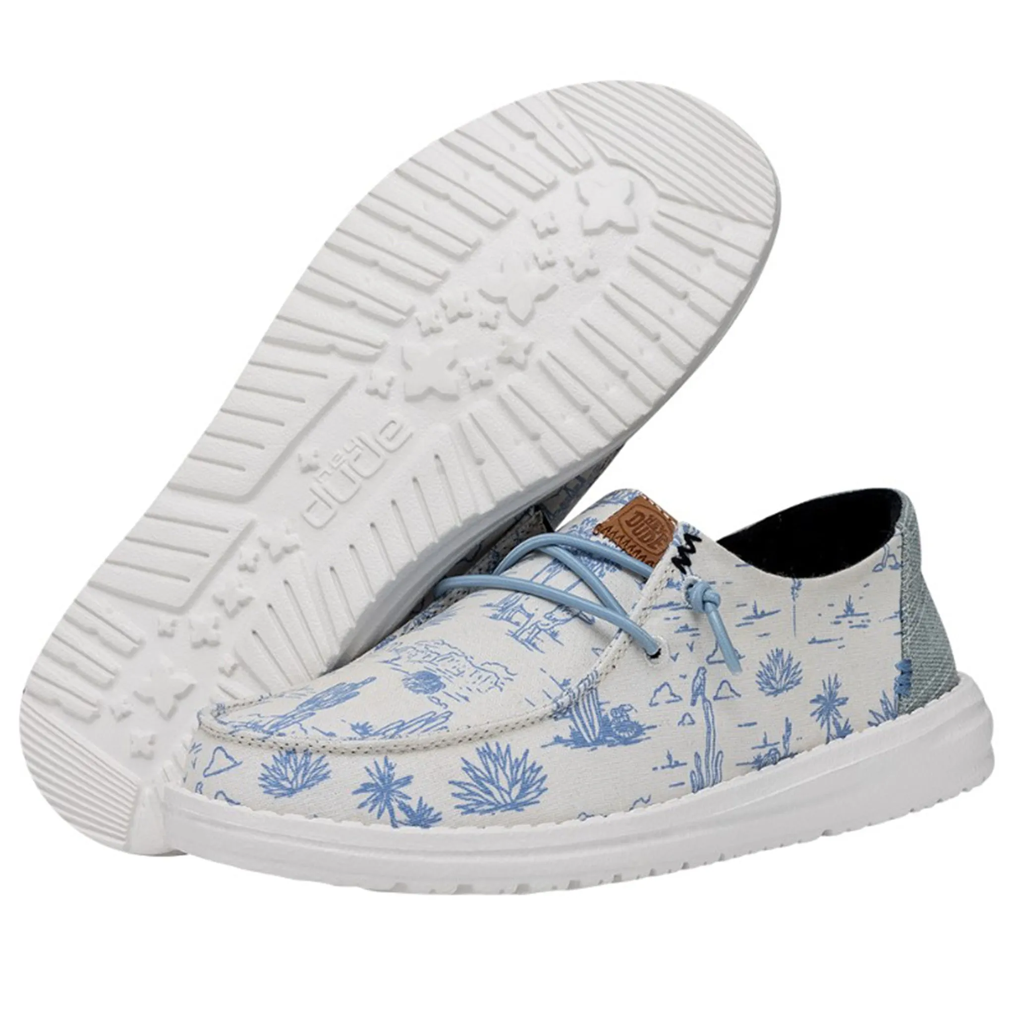 Hey Dude Wendy Desert Cream/Blue