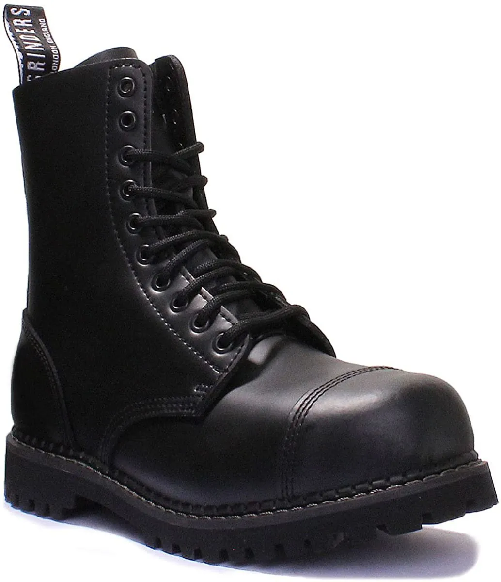 Leather Skinhead Boots 10 Hole