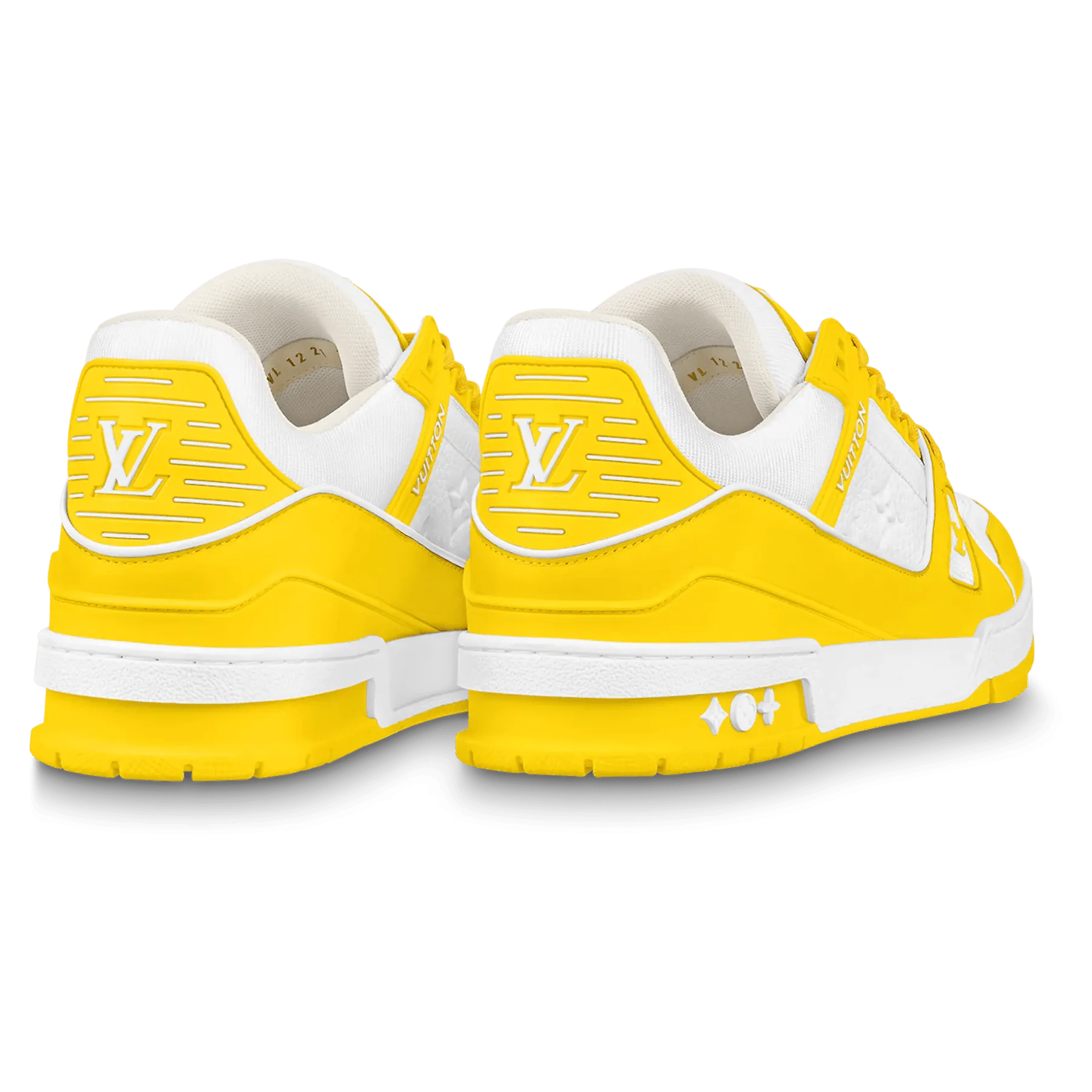 Louis Vuitton Trainer Yellow White Monogram