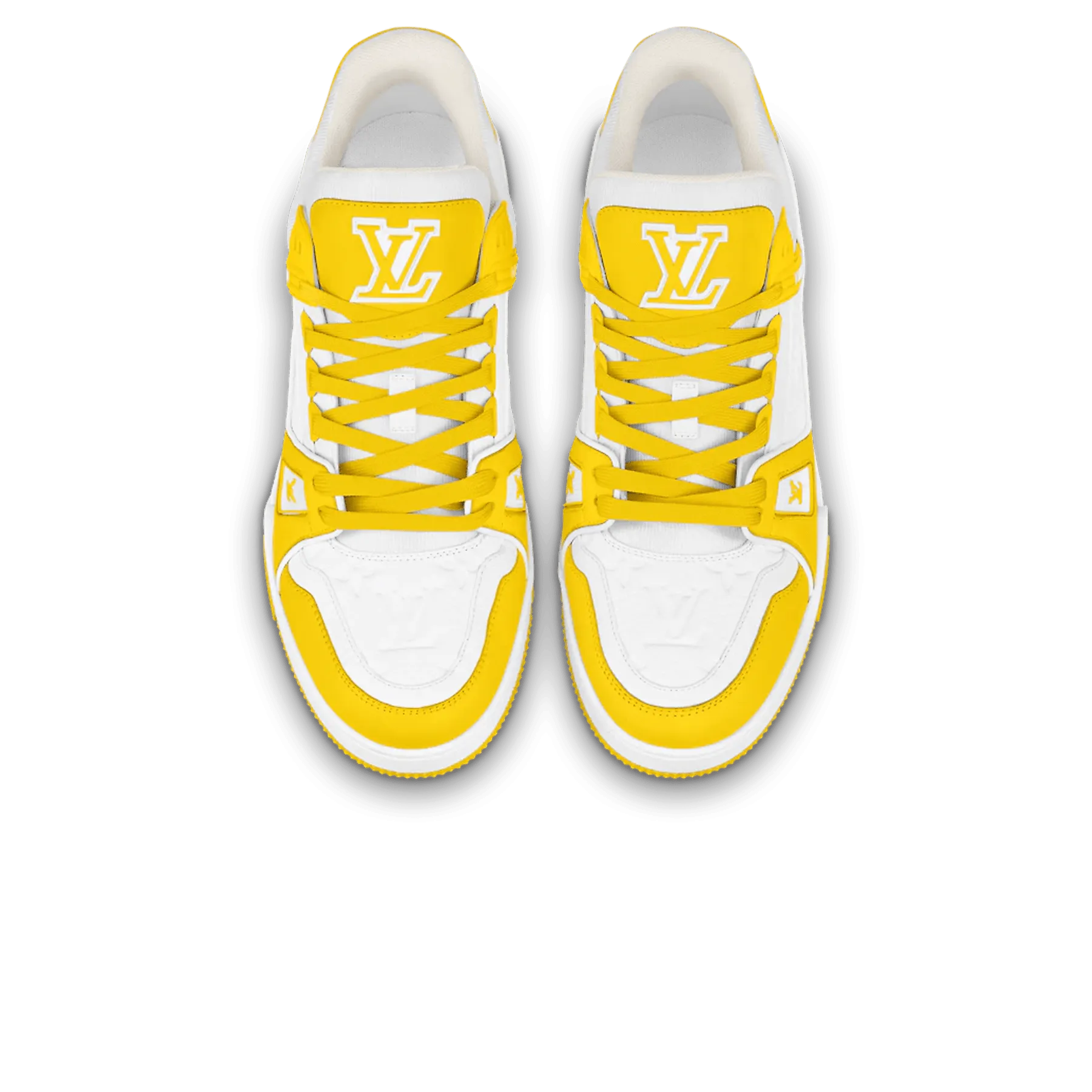 Louis Vuitton Trainer Yellow White Monogram