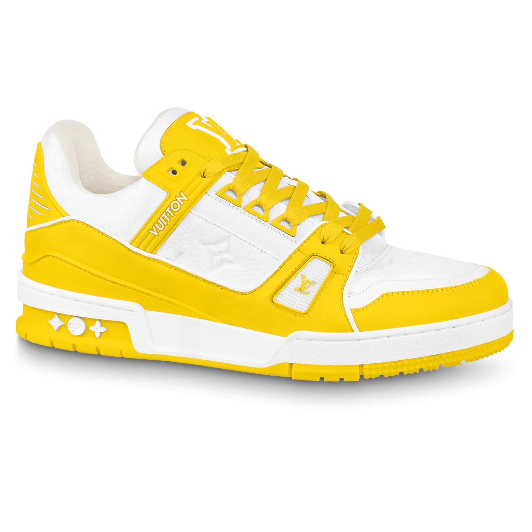 Louis Vuitton Trainer Yellow White Monogram