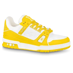 Louis Vuitton Trainer Yellow White Monogram