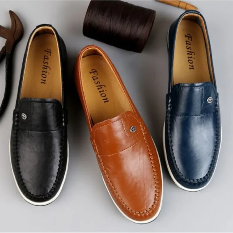 Men's Autumn Casual Genuine Leather Soft Loafers