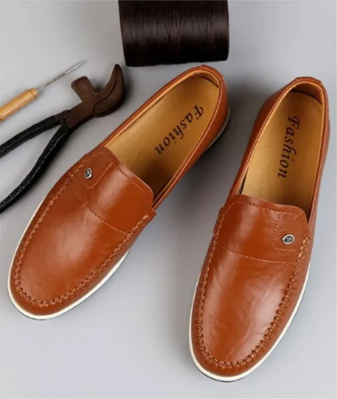 Men's Autumn Casual Genuine Leather Soft Loafers