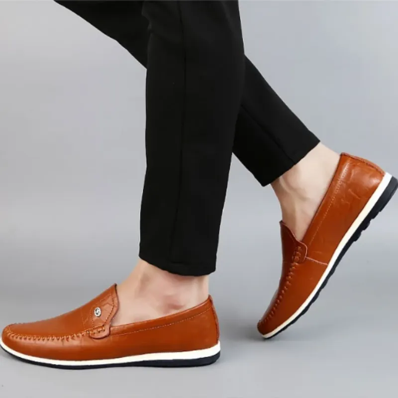 Men's Autumn Casual Genuine Leather Soft Loafers