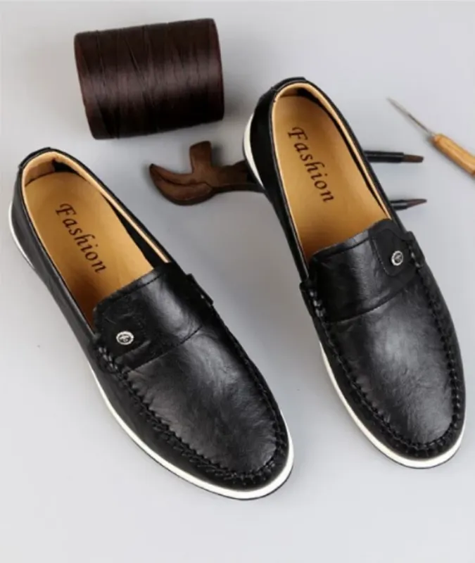 Men's Autumn Casual Genuine Leather Soft Loafers