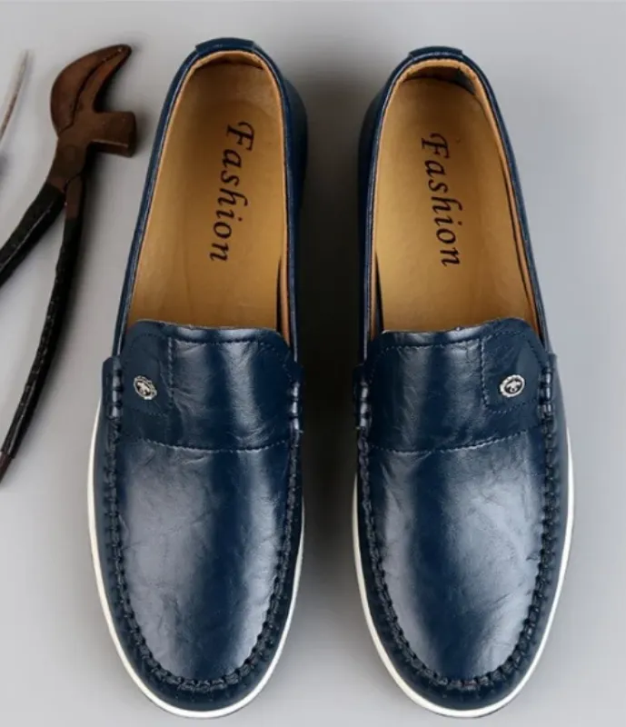 Men's Autumn Casual Genuine Leather Soft Loafers