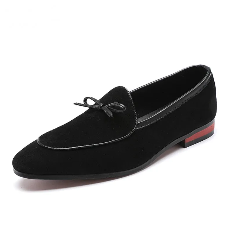 Men's Casual Leather Loafers With Pointed Toe