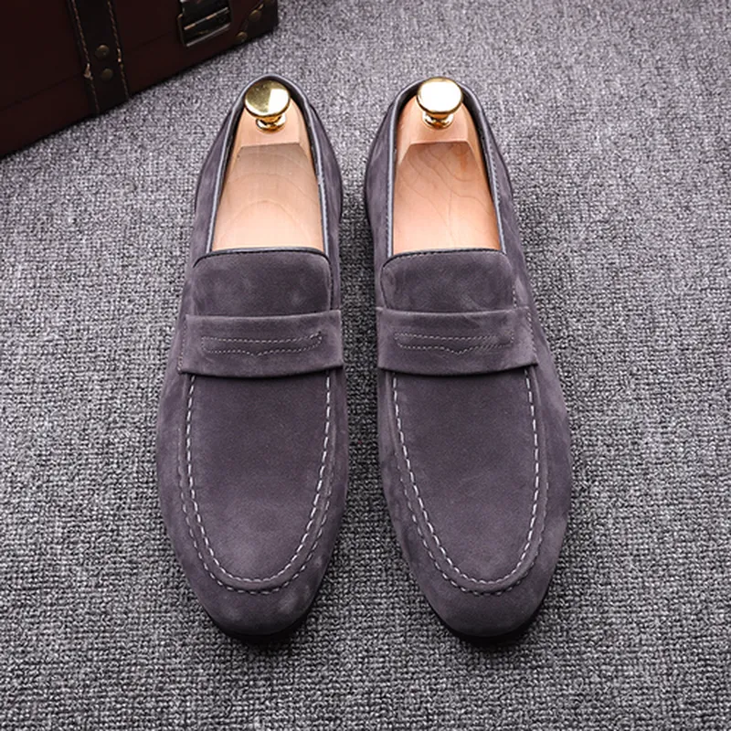 Men's Casual Suede Loafers