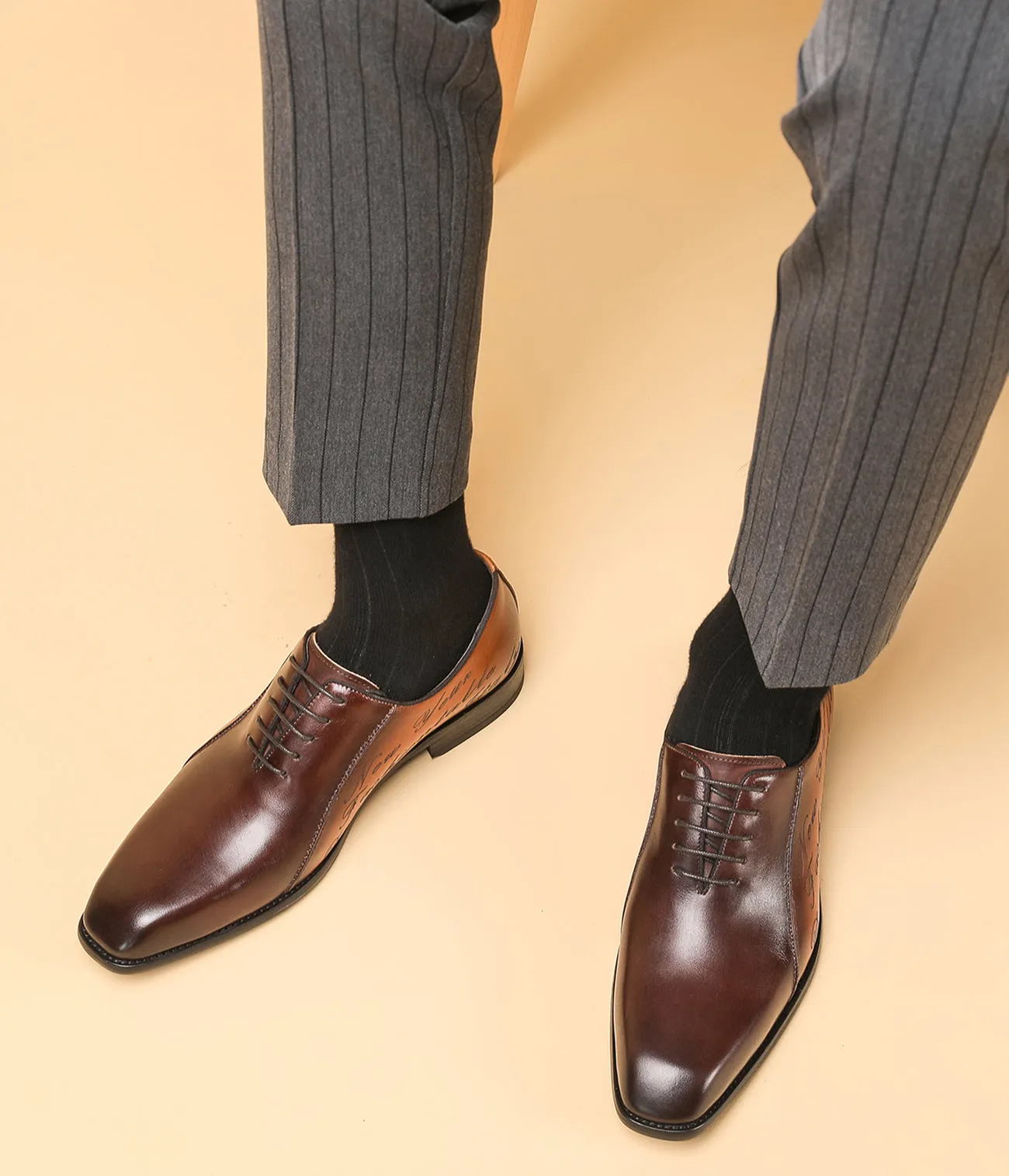 Men's Leather Classic Oxfords Formal Shoes