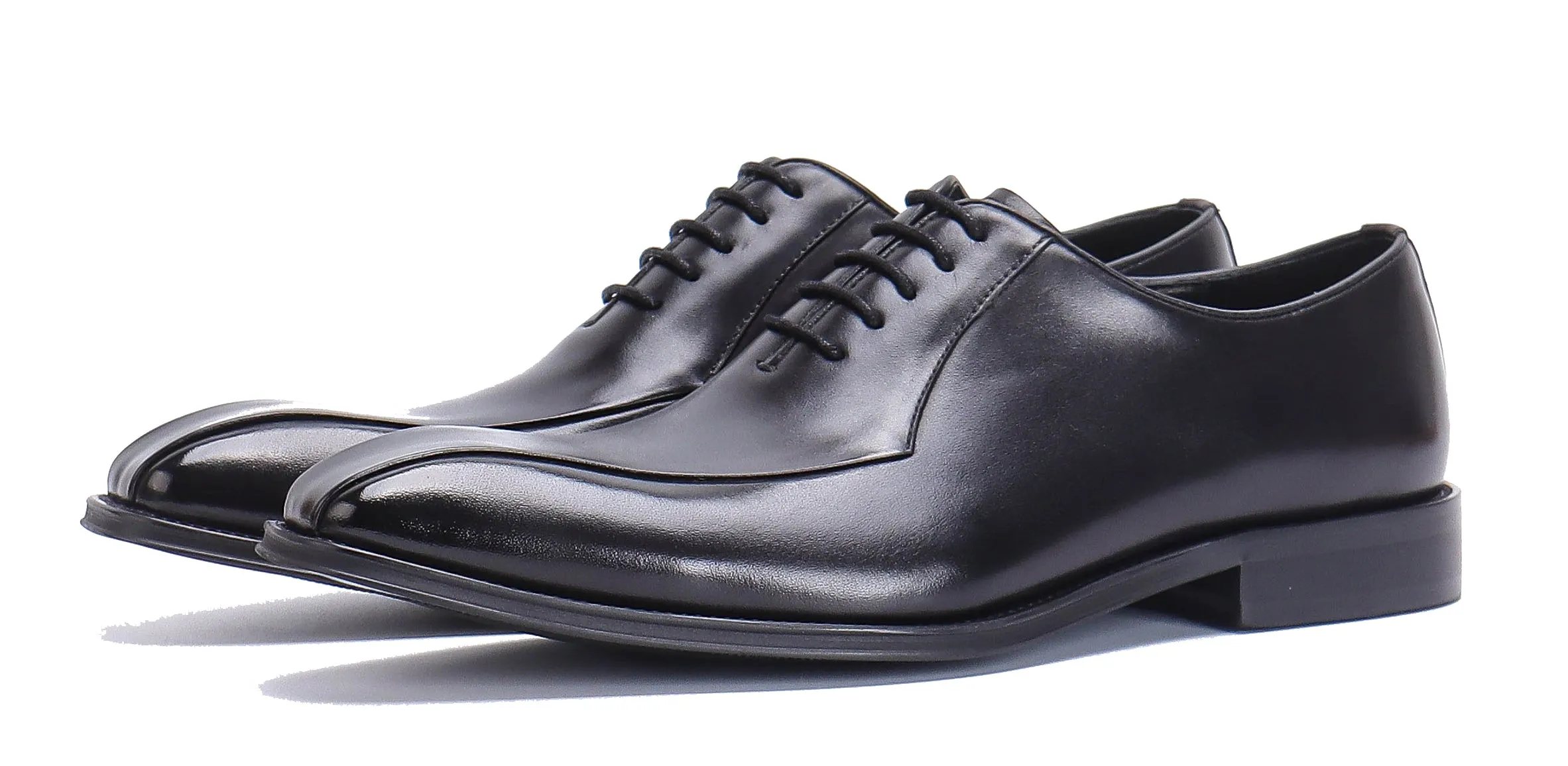 Men's Plain Toe Leather Formal Oxfords