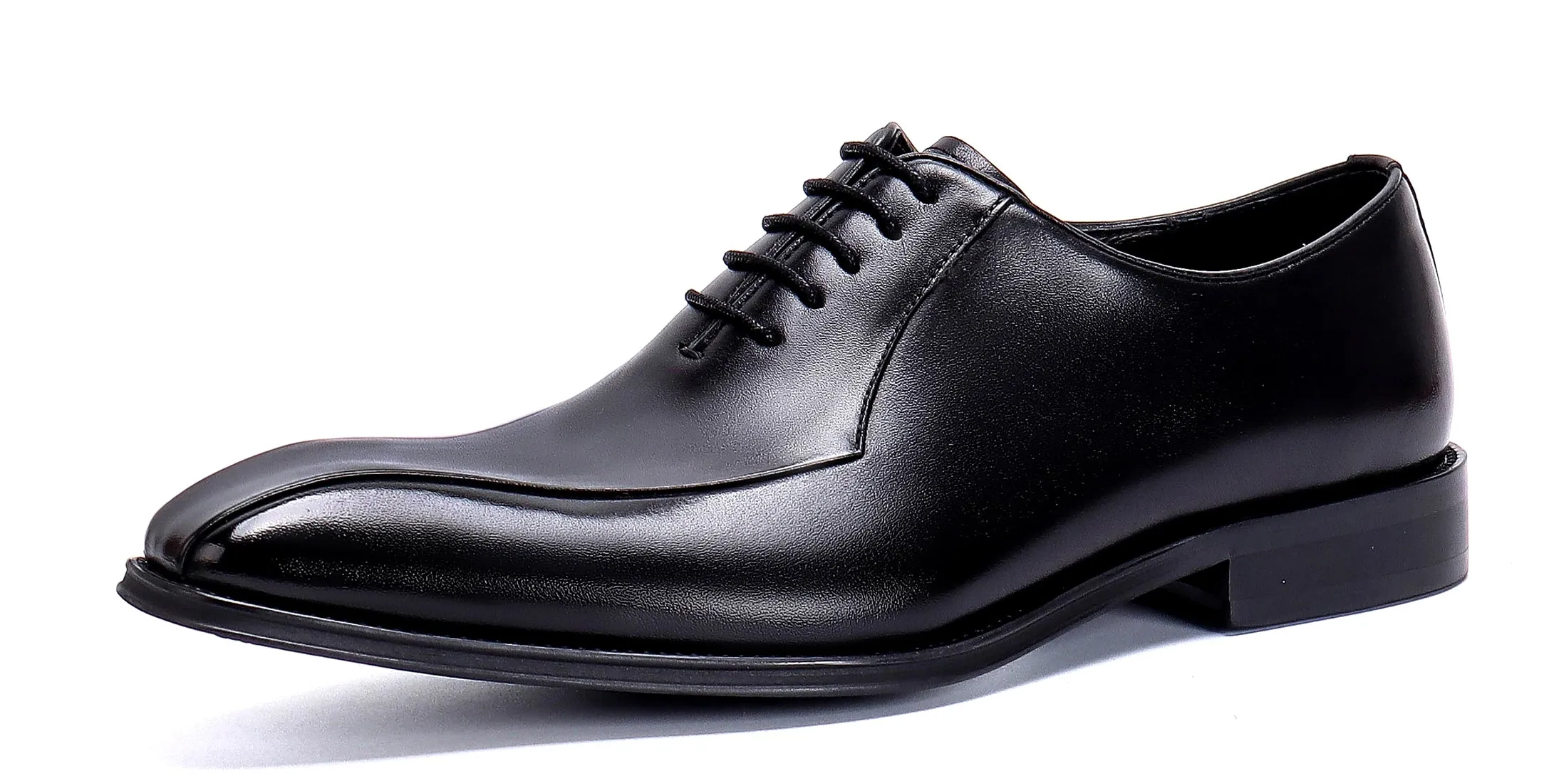 Men's Plain Toe Leather Formal Oxfords