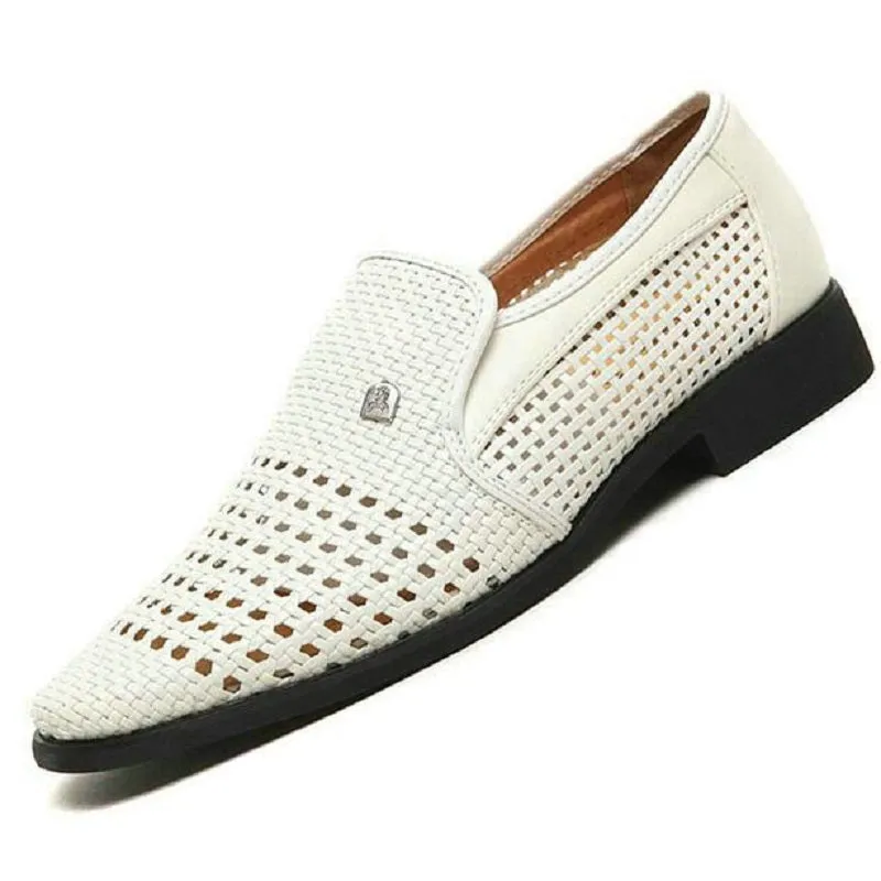 Men's Summer Genuine Leather Slip-Ons