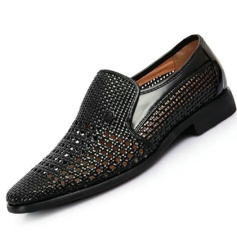 Men's Summer Genuine Leather Slip-Ons