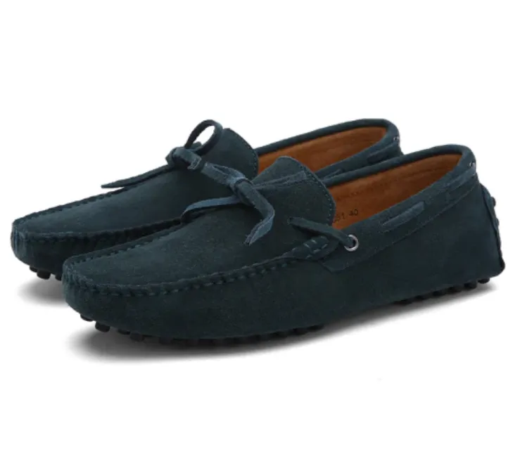 Men's Summer/Spring Breathable Leather Driving Loafers