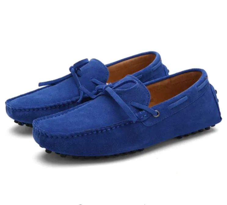 Men's Summer/Spring Breathable Leather Driving Loafers