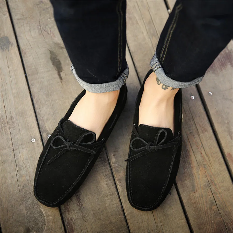 Men's Summer/Spring Breathable Leather Driving Loafers