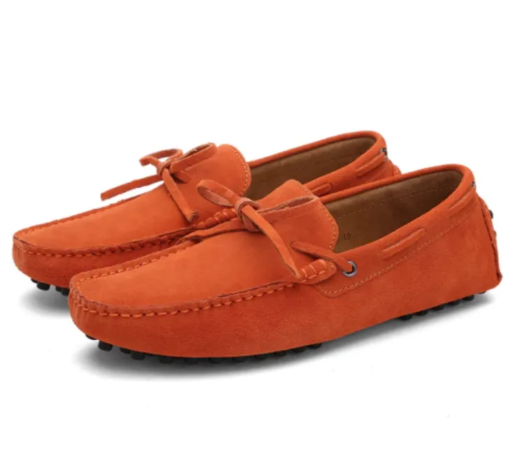 Men's Summer/Spring Breathable Leather Driving Loafers