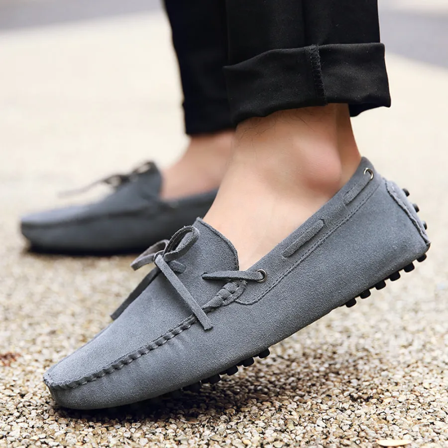 Men's Summer/Spring Breathable Leather Driving Loafers