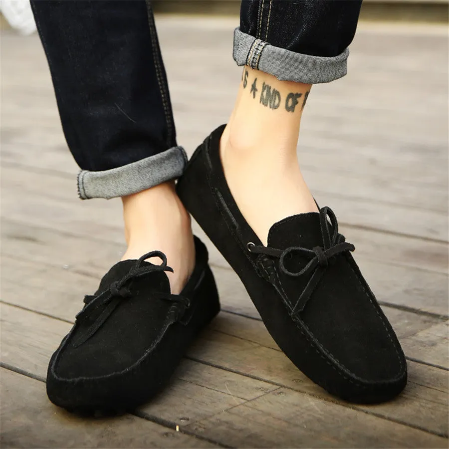 Men's Summer/Spring Breathable Leather Driving Loafers