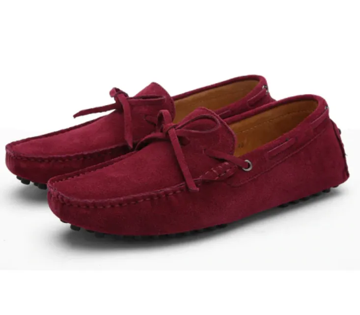 Men's Summer/Spring Breathable Leather Driving Loafers