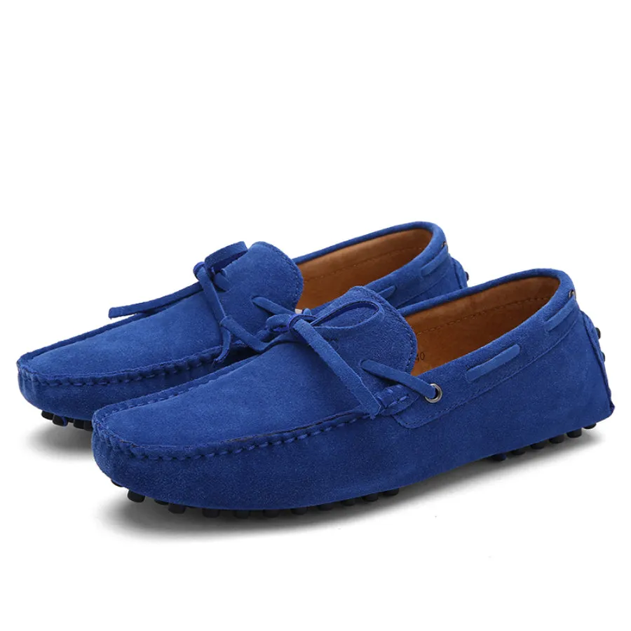 Men's Summer/Spring Breathable Leather Driving Loafers