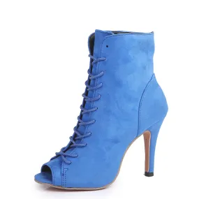 Open Toe High Heel Boots