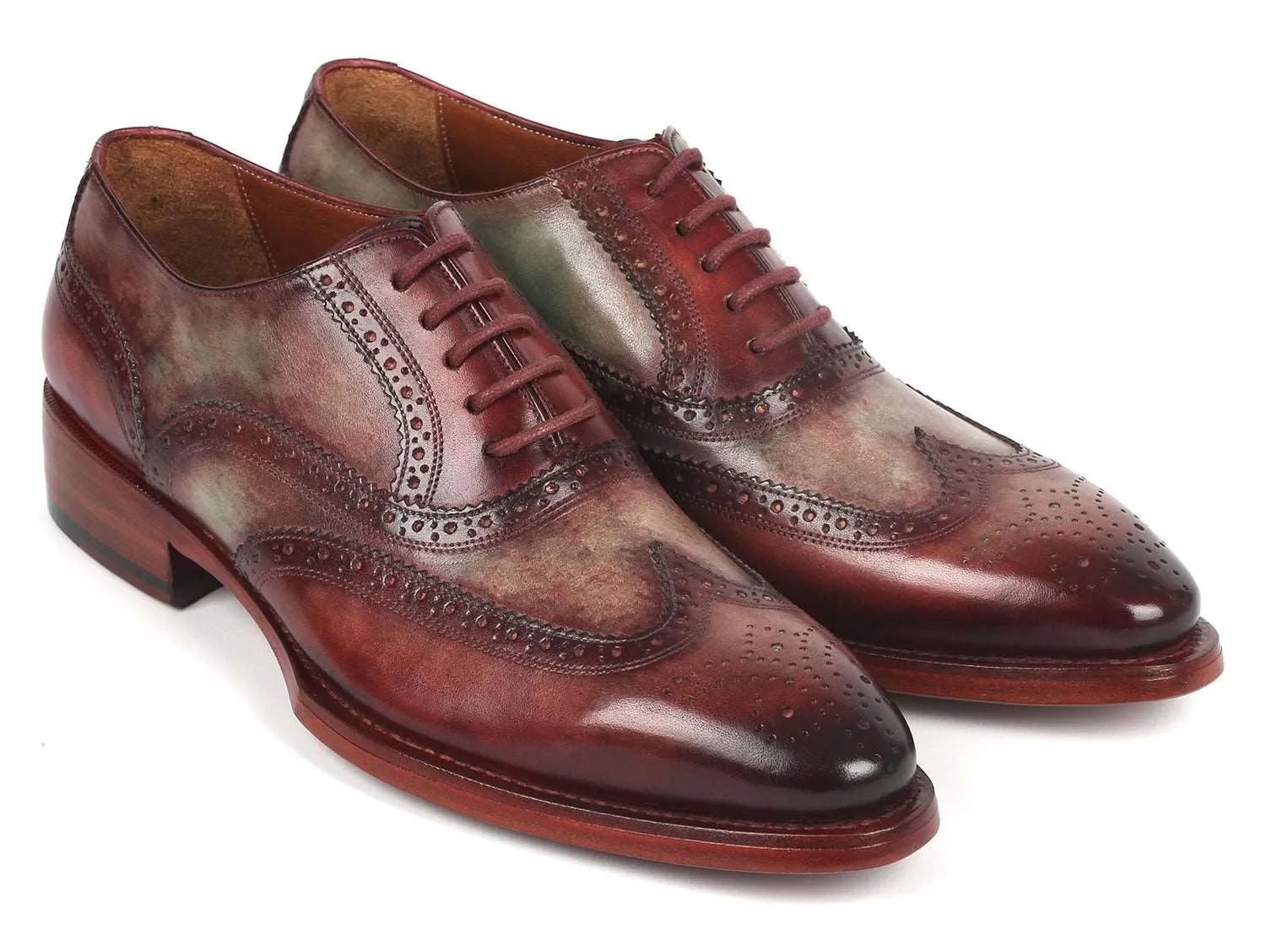 Paul Parkman Men's Two Tone Wingtip Oxfords