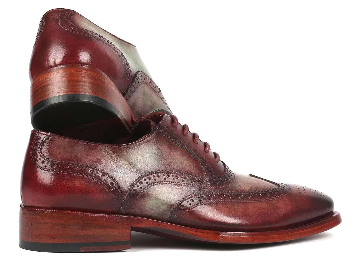 Paul Parkman Men's Two Tone Wingtip Oxfords