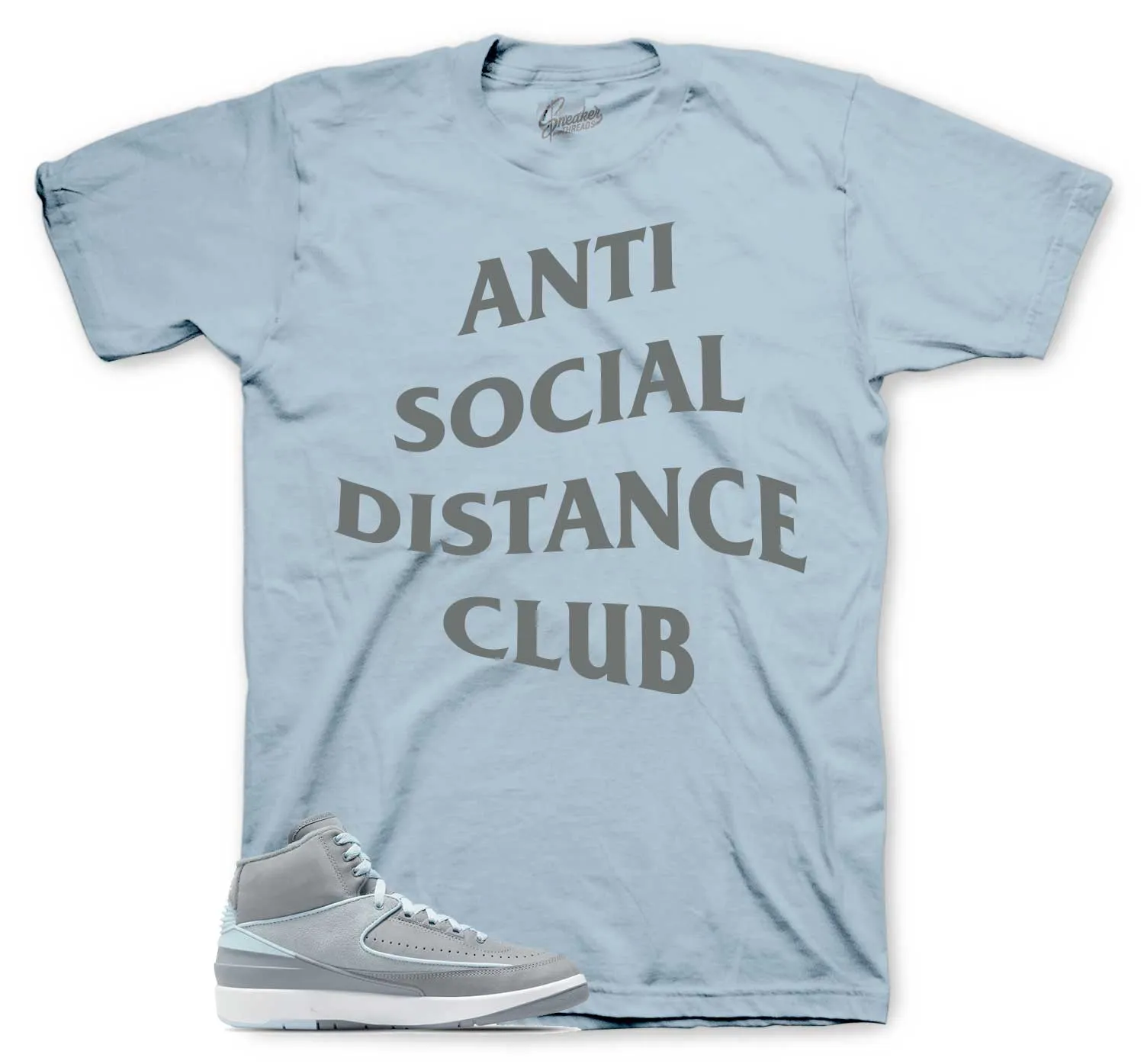 Retro 2 Cool Grey Social Distance Shirt