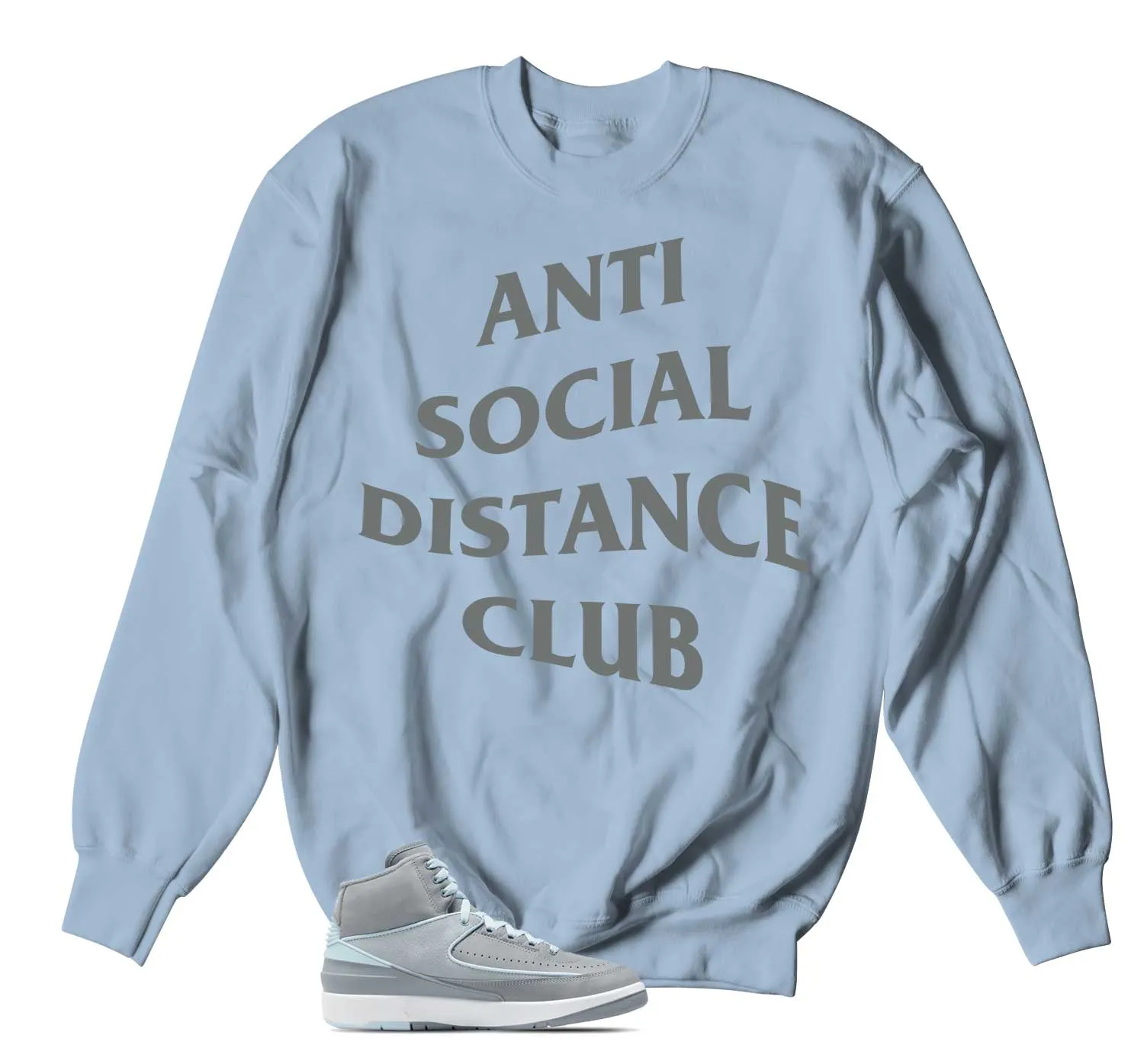 Retro 2 Cool Grey Social Distance Sweater