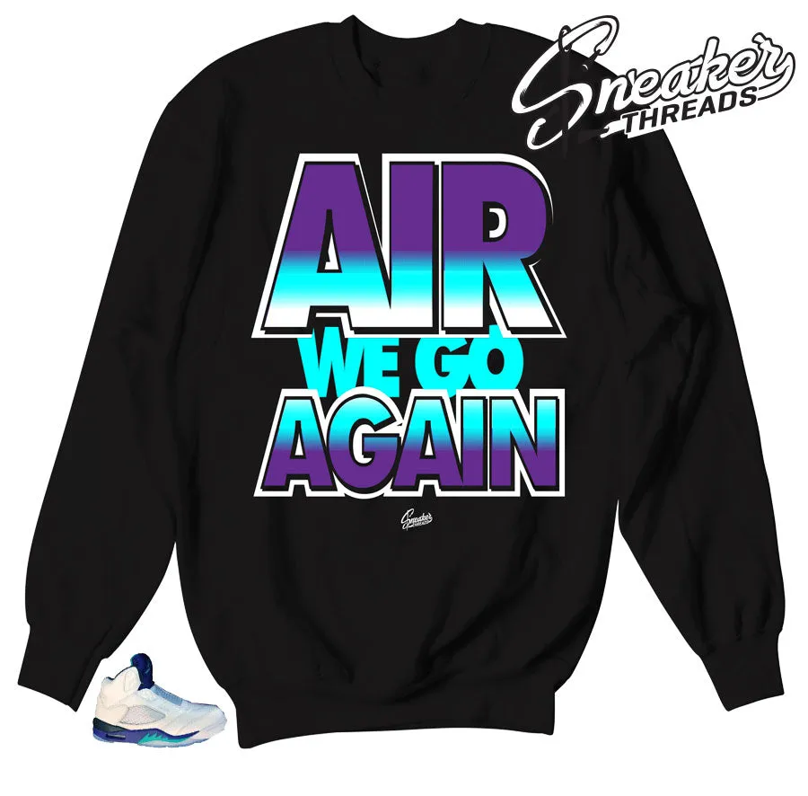 Retro 5 Grape Air We Go Sweater