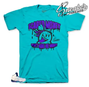 Retro 5 Grape Scared Money Shirt