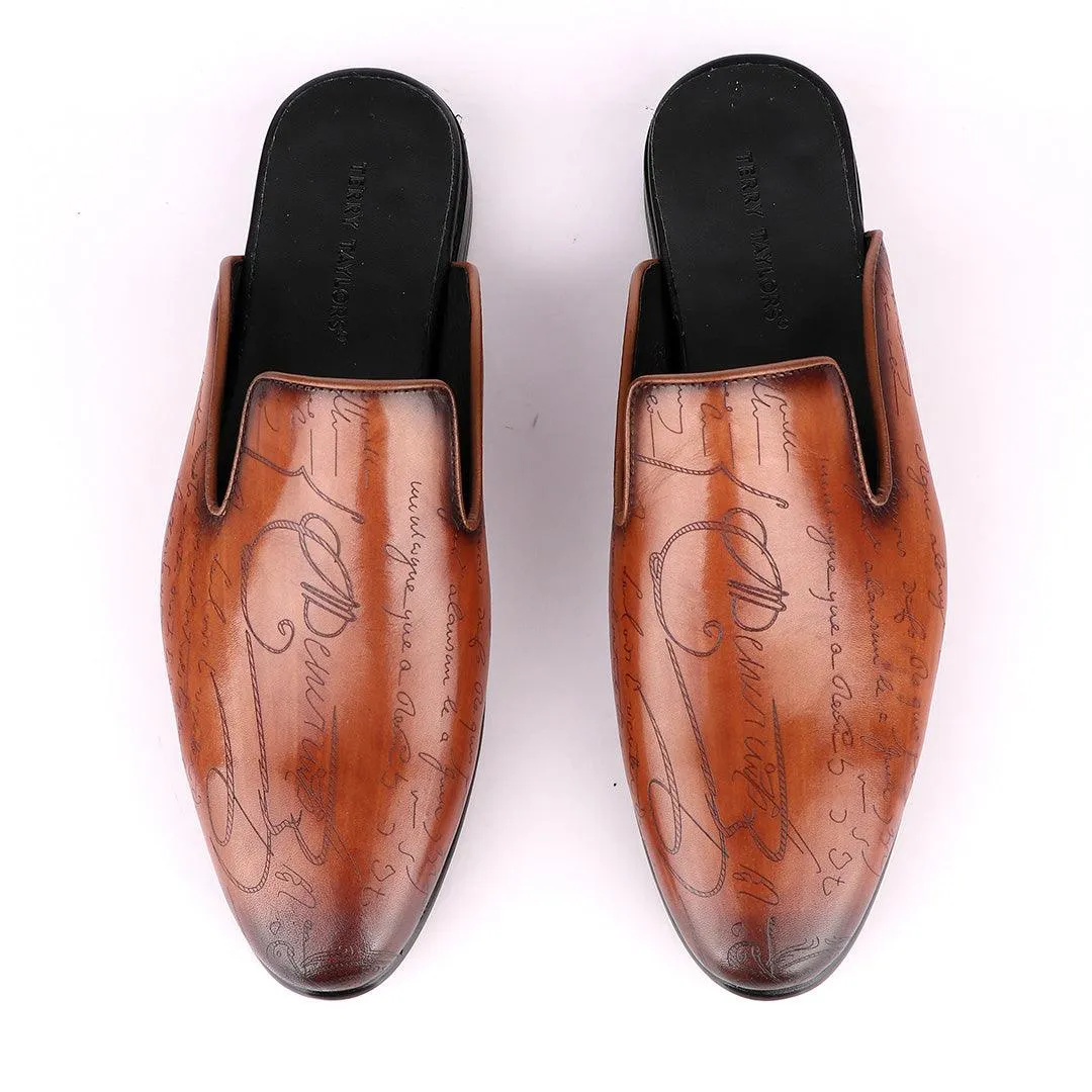 Terry Taylors Signature Crest Brown Half Shoe.