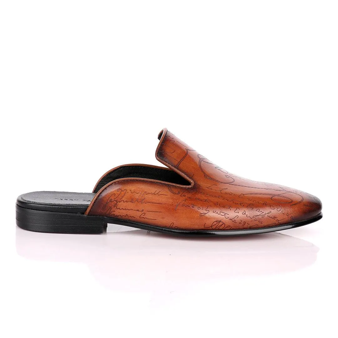 Terry Taylors Signature Crest Brown Half Shoe.