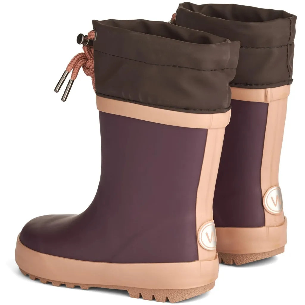 Thermo Rubber Boot Solid - eggplant