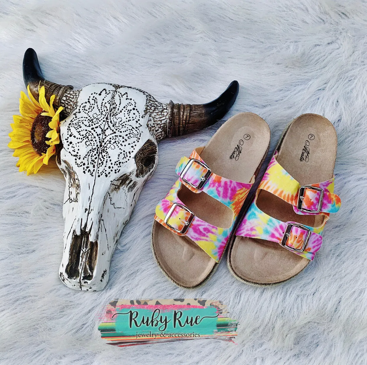 Tye Dye Sandals